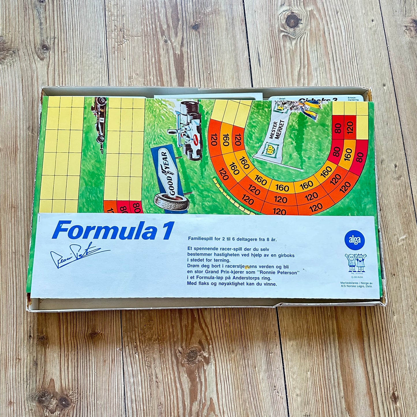 FORMULA 1 - brettspillet fra 1970-tallet - Komplett !