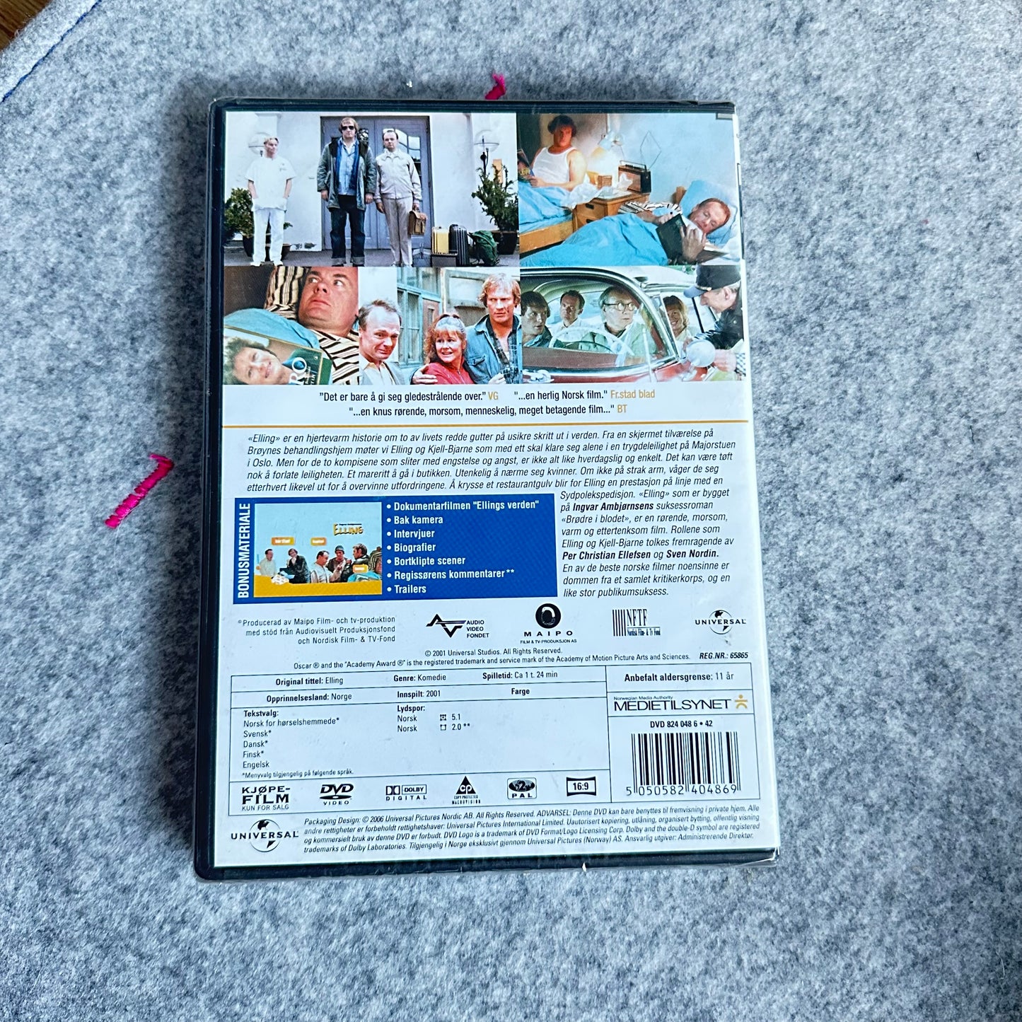 ELLING (DVD) Ny i plast !