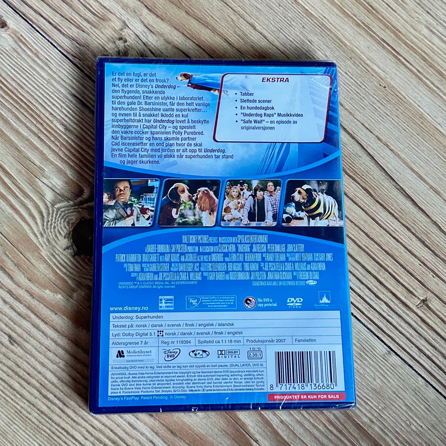 Underdog - Superhunden (Disney DVD) Ny i plast