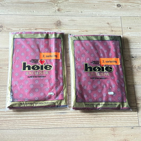 HØiE EXCLUSIVE 2-delt Glatt sengesett (2 sett) - Uåpnet !