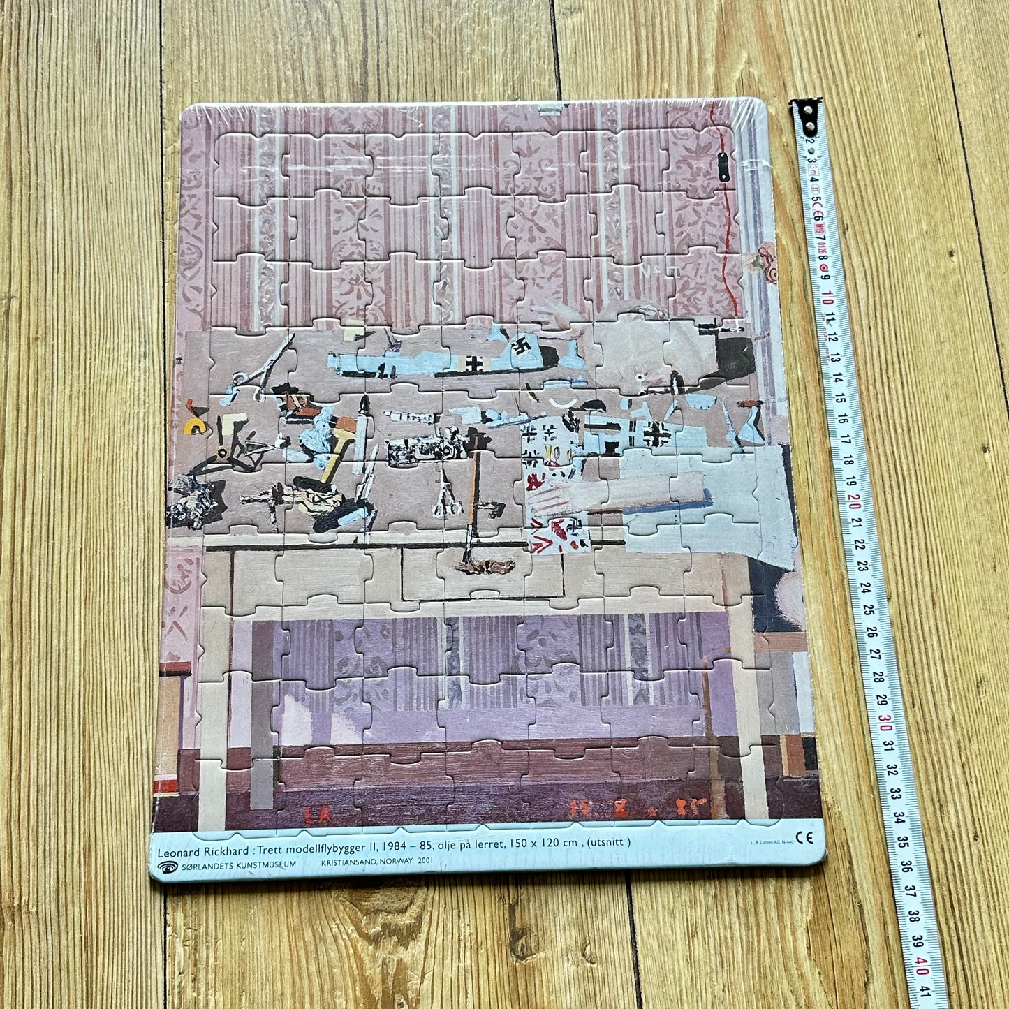 Puslespill Leonard Rickhard - Trett modellflybygger II (1984-85) forseglet