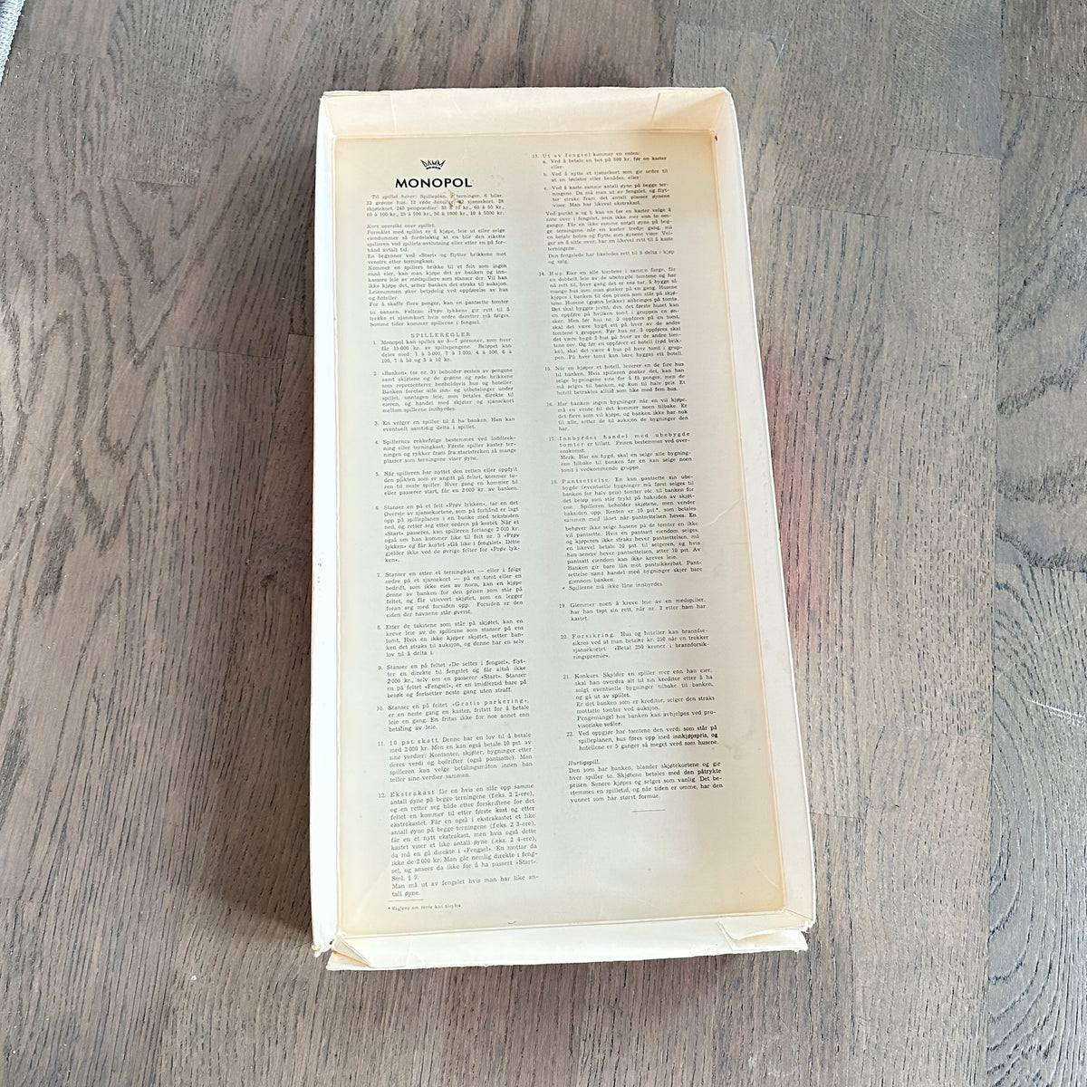 MONOPOL fra 1970-tallet