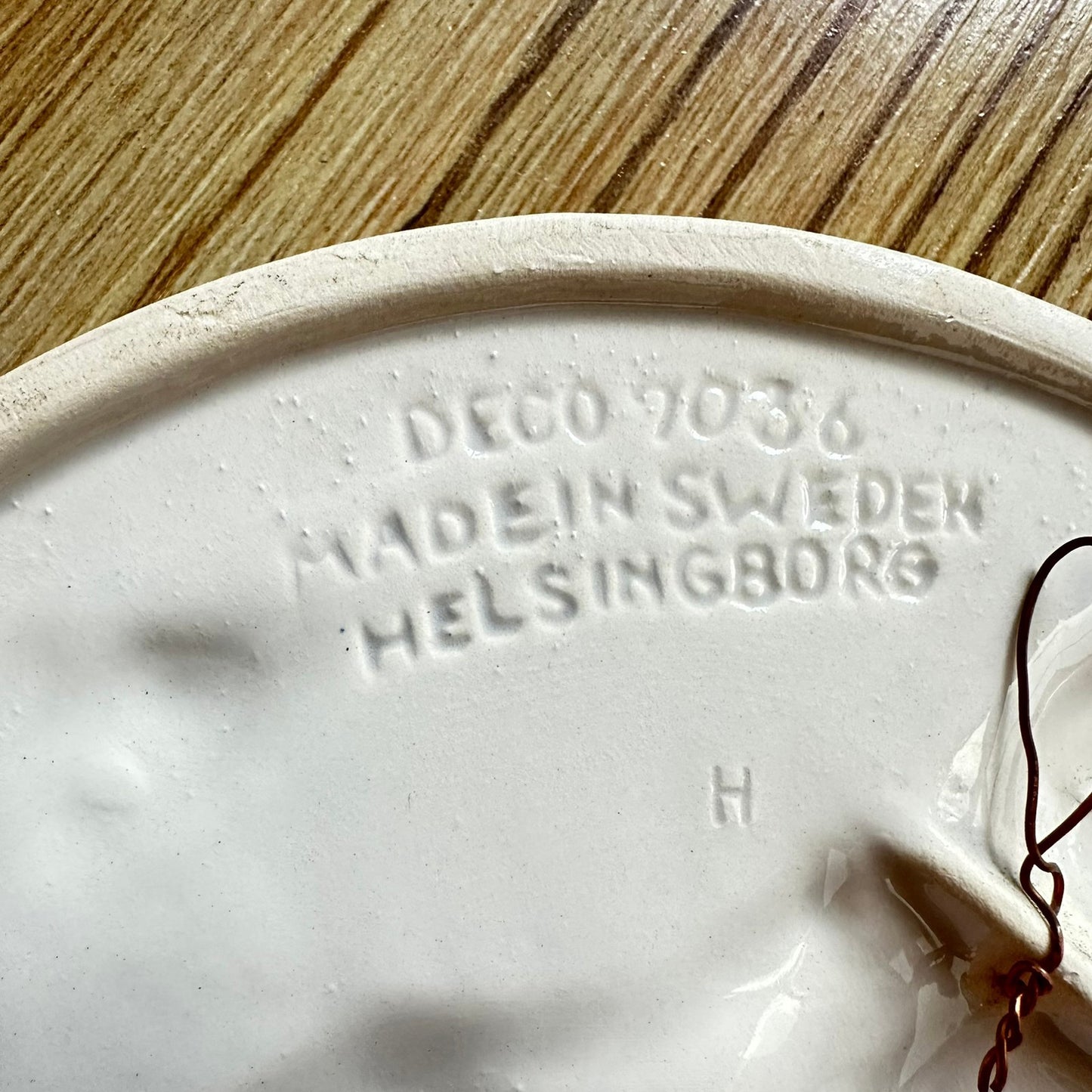 Keramikk bilde fra Rosaljung - Vintage