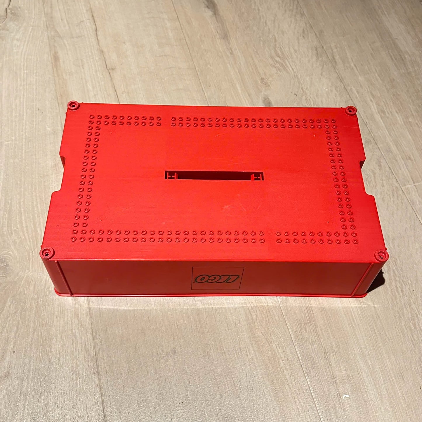 LEGO sorteringsboks / oppbevaringsboks med hank fra 1970-tallet