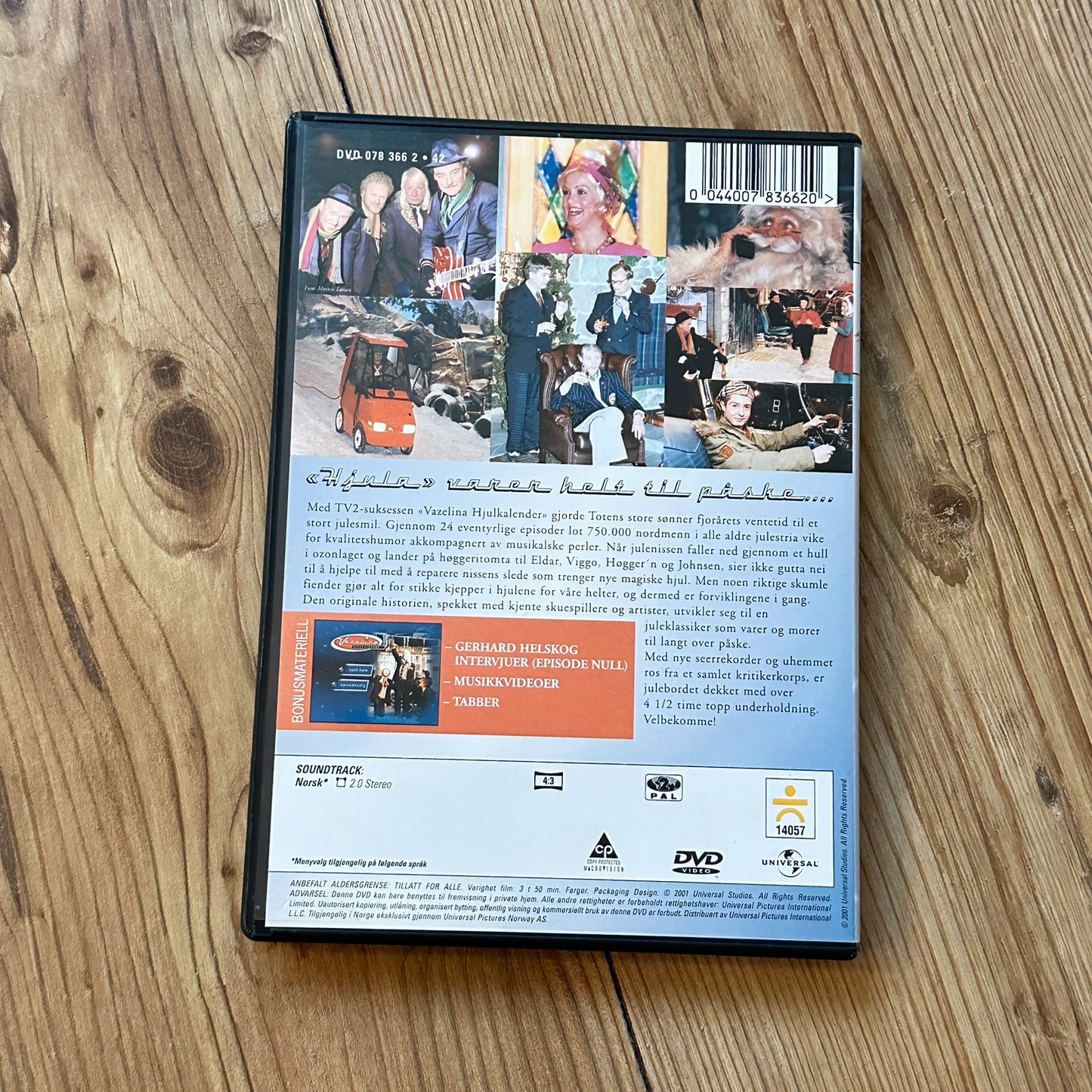 VAZELINA HJULKALENDER (DVD) - Som ny !
