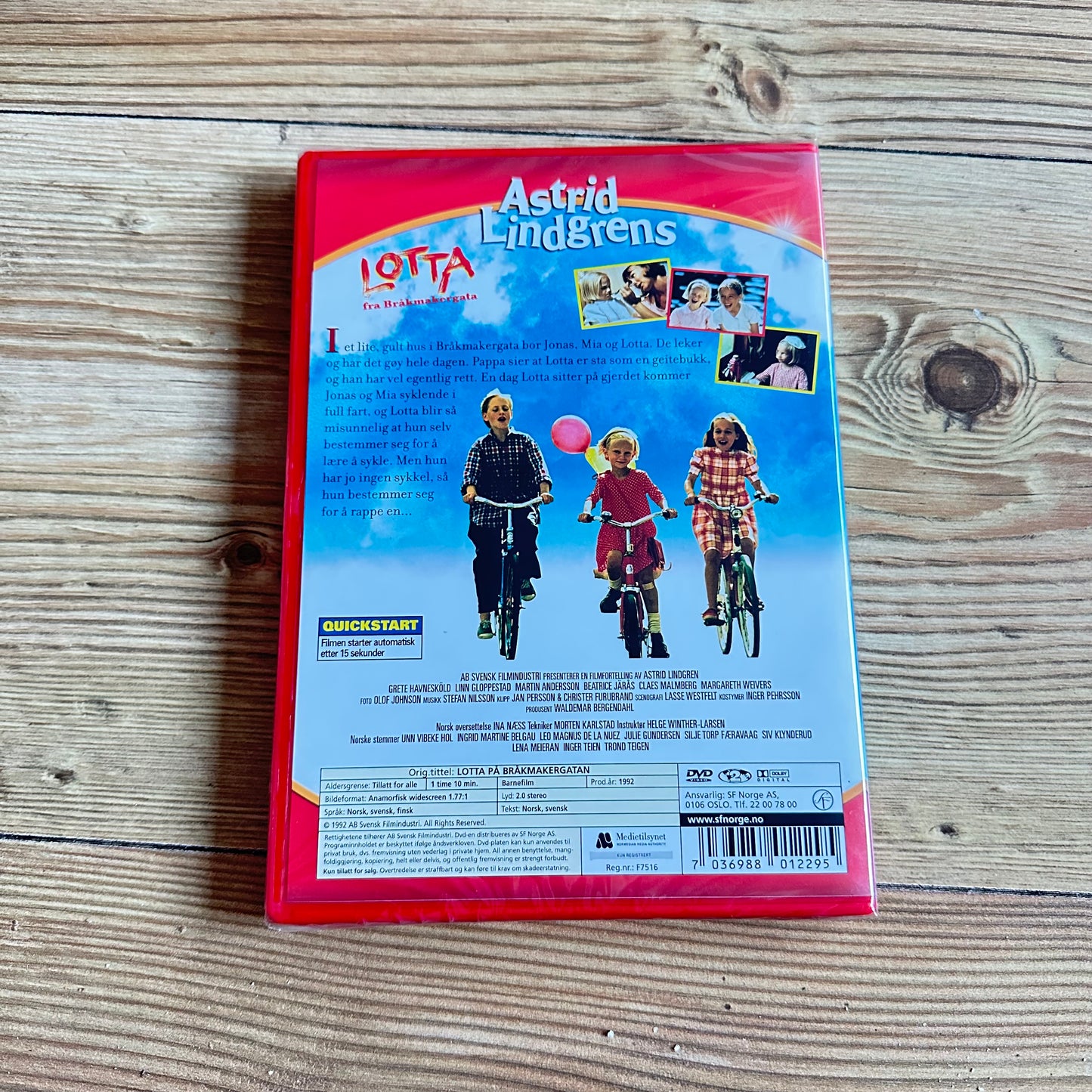 Lotta på Bråkmakergata (DVD) - Ny i plastt