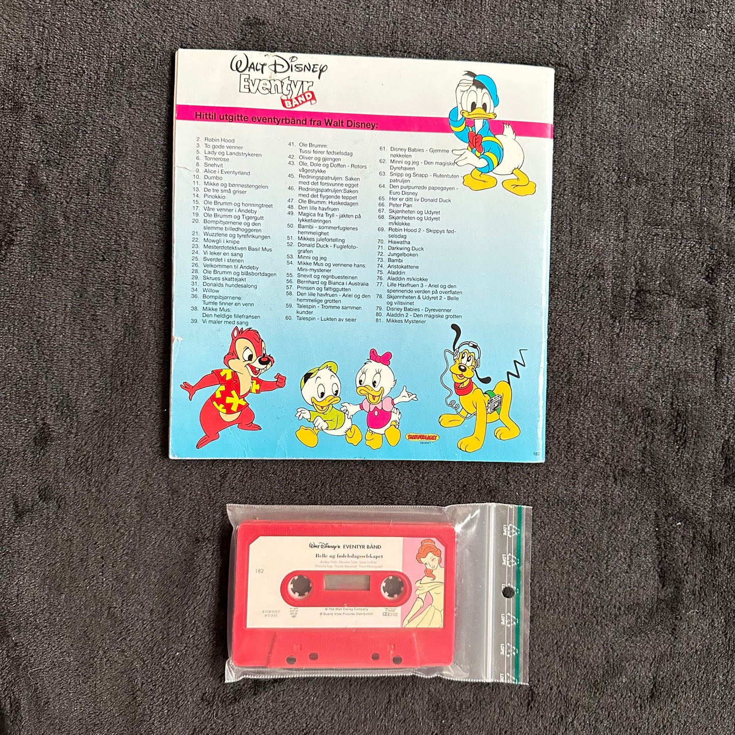 82 Disney Eventyrbånd - Skjønnheten og Udyret - Belle og fødselsdagsselskapet