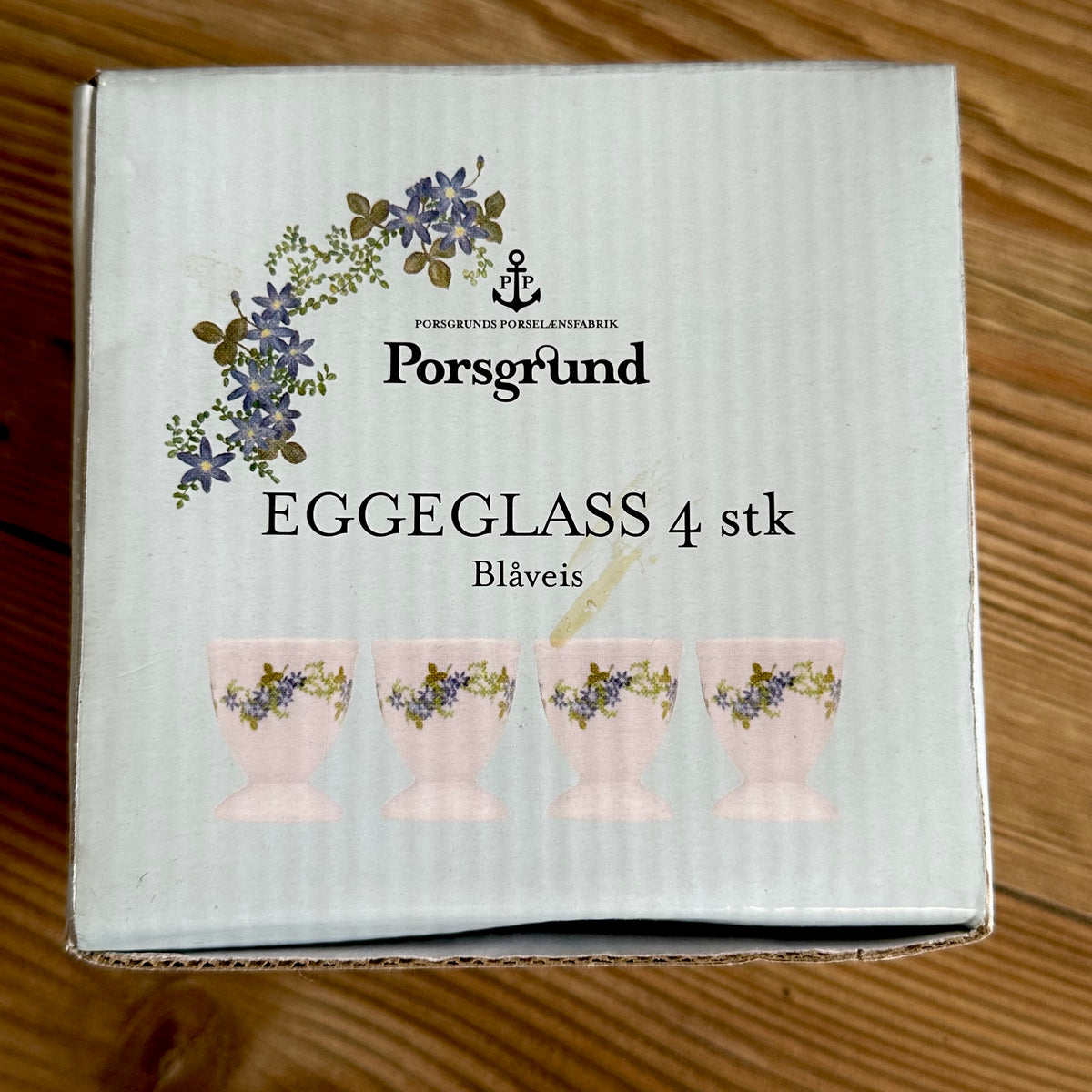 Vintage, eggeglass fra Porsgrund porselen