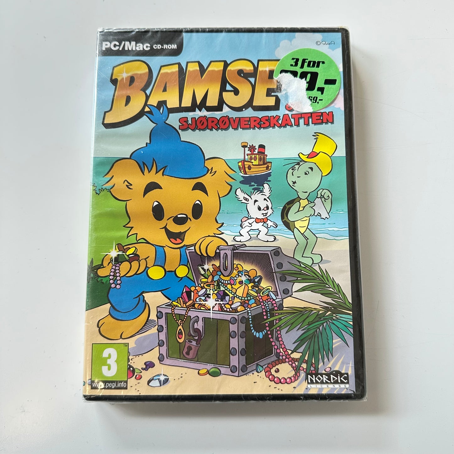 BAMSE og Sjørøverskatten (PC/Mac-spill) - Ny i plast !