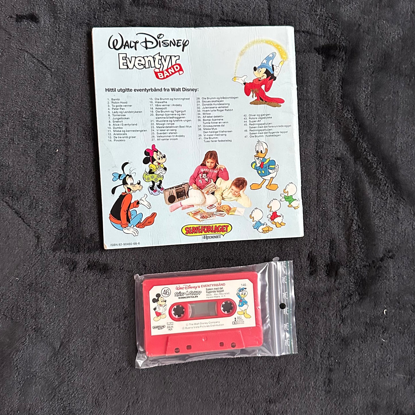 46 Disney Eventyrbånd - Snipp og Snapp Redningspatruljen - Saken med det flygende teppet