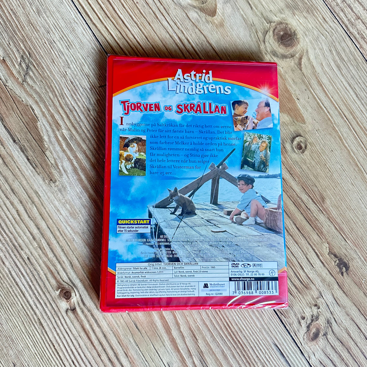 Tjorven og Skrållan (DVD) - Ny i plast!