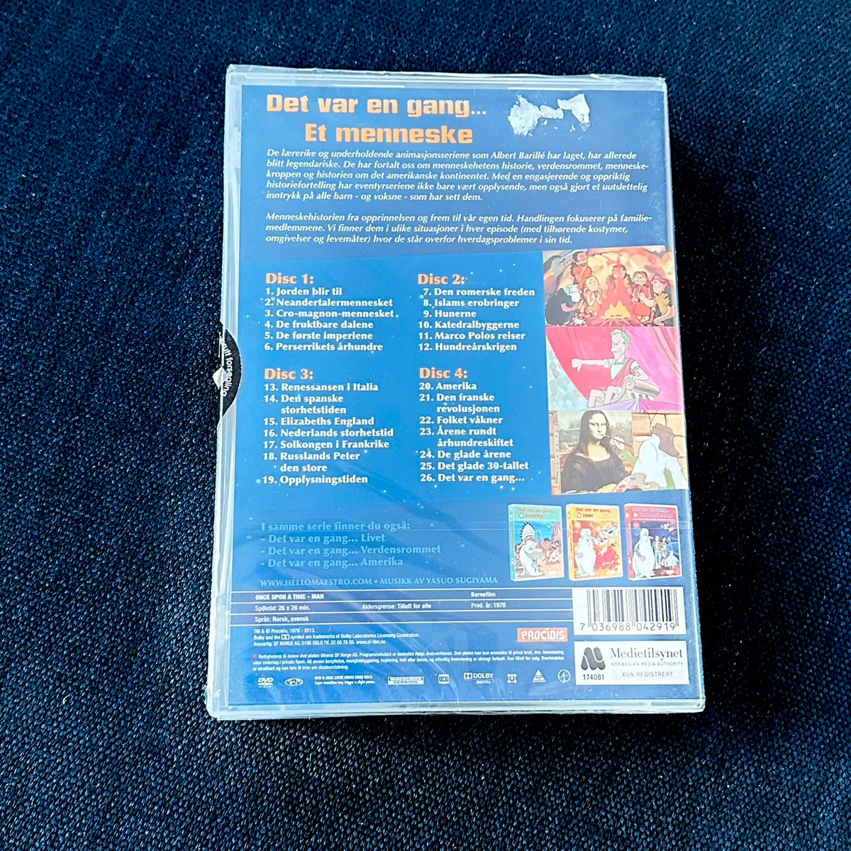 Det var en gang Et menneske (DVD) - Ny i plast !