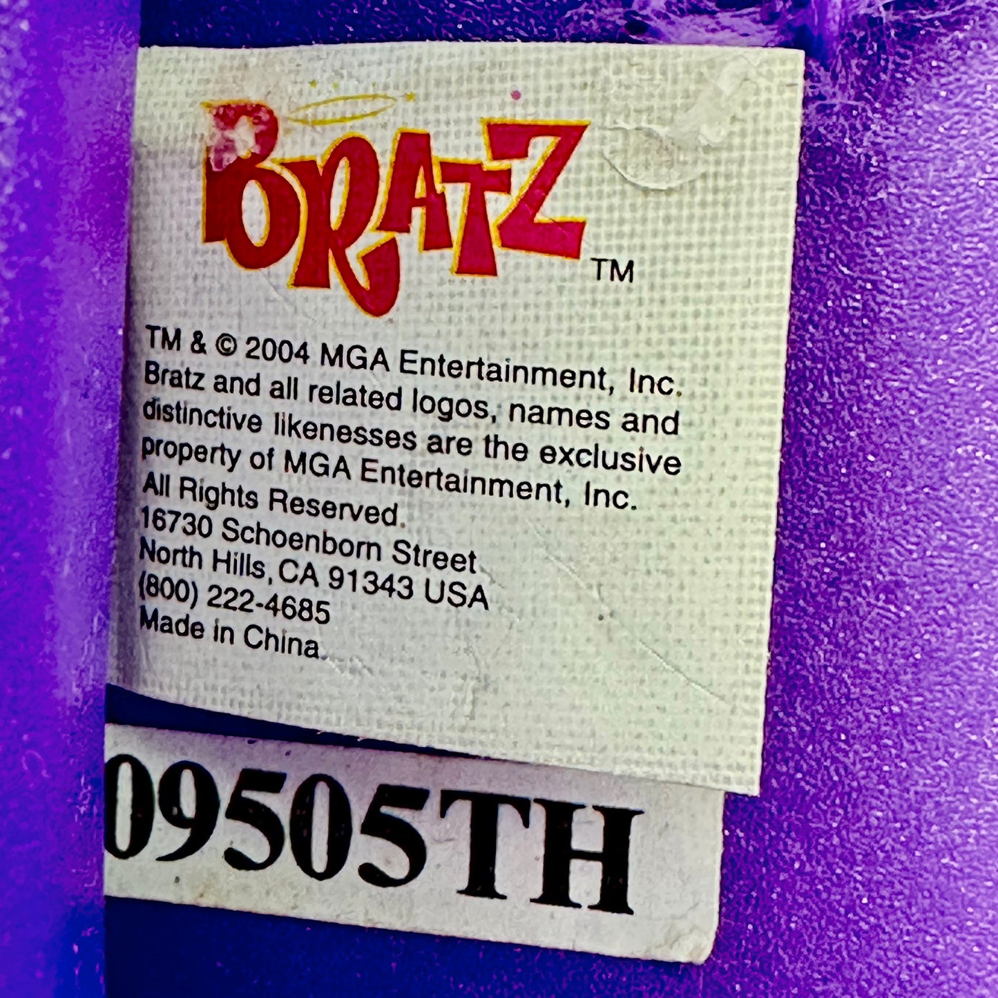 BRATZ Envogue Oppbevarings koffert fra 2004