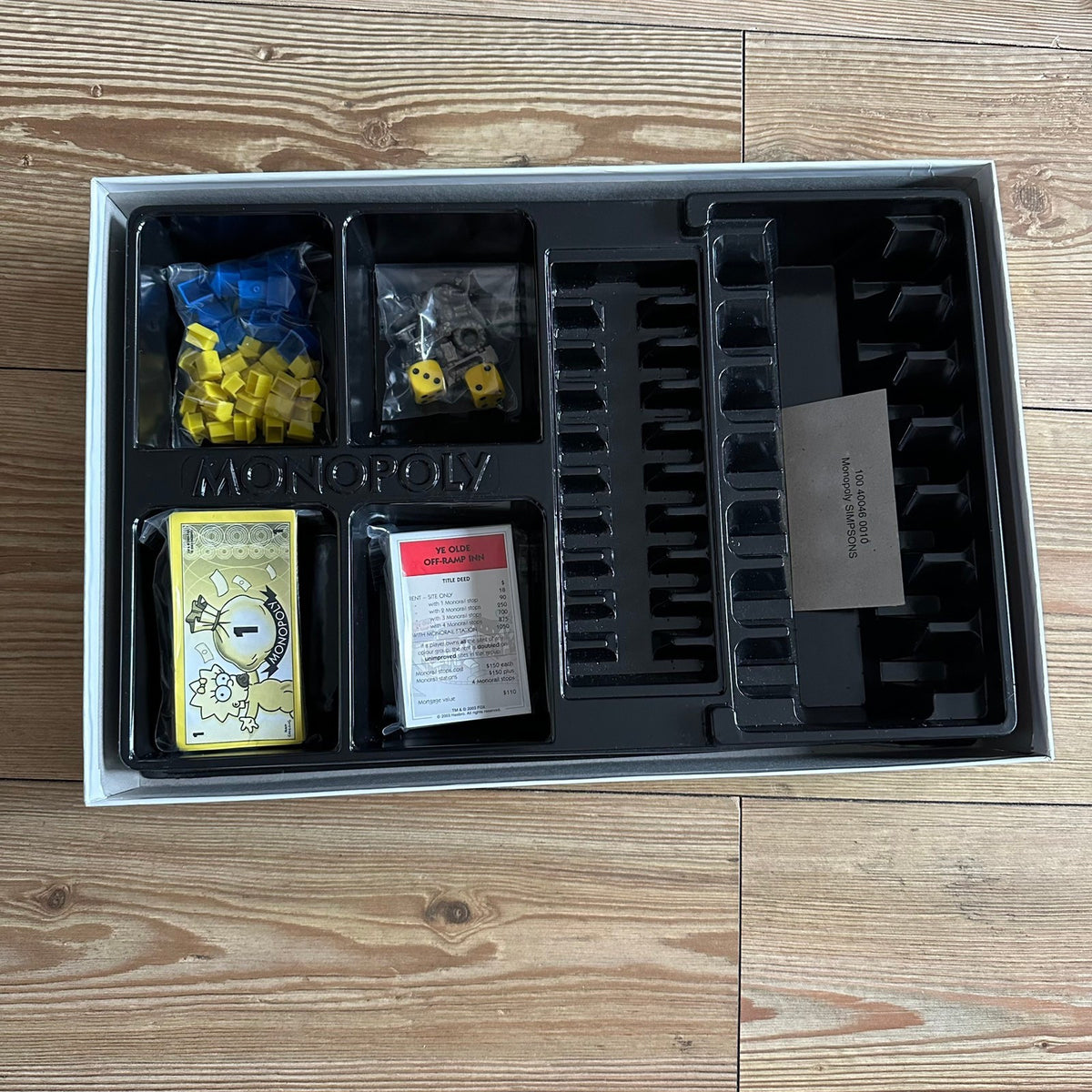 The Simpsons MONOPOLY (fra 2003)