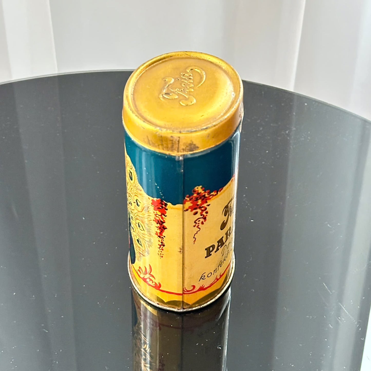 Freia Paradis Drops Konfektblanding metallboks i flott stand