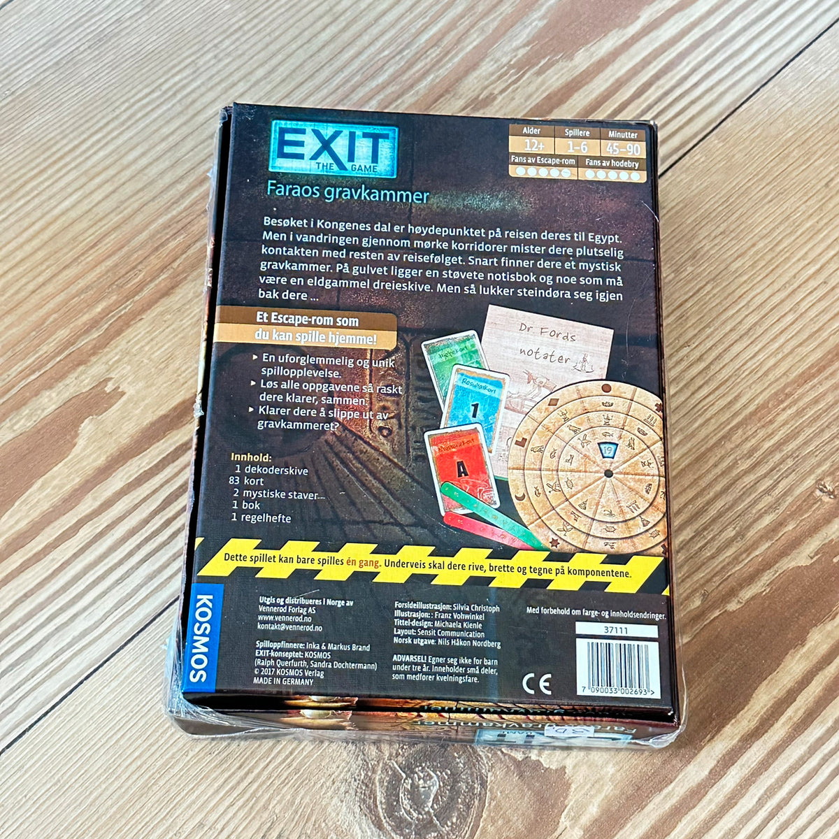 EXIT THE GAME Faraos Gravkammer - Et Escape-rom
