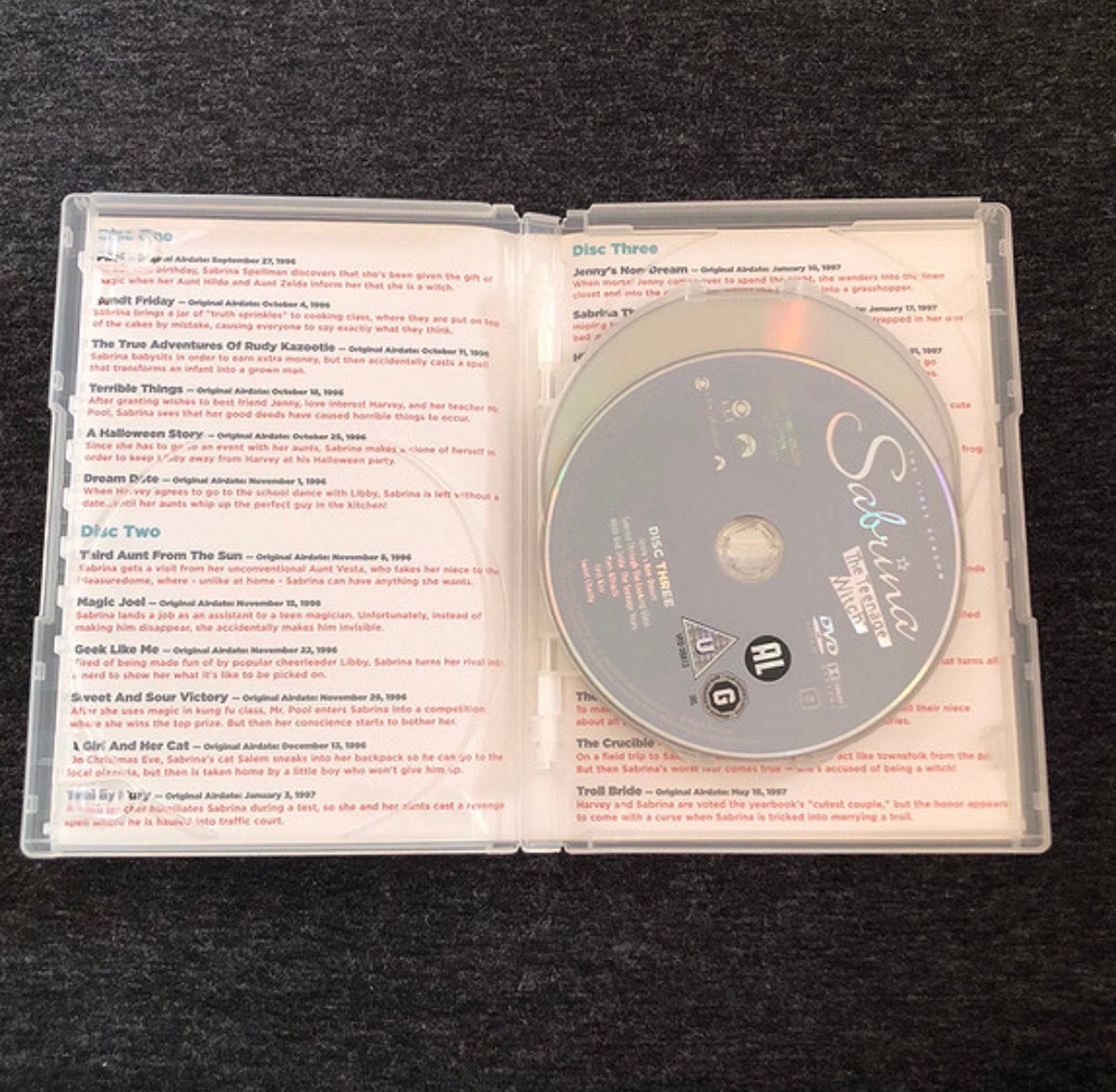 Heksen Sabrina / Sabrina teenage witch - sesong 1 på DVD (norsk tekst)