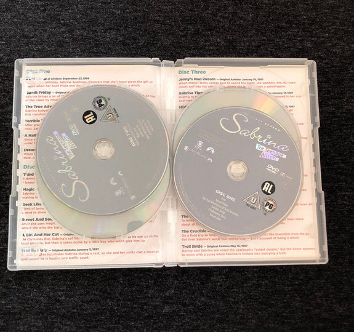 Heksen Sabrina / Sabrina teenage witch - sesong 1 på DVD (norsk tekst)