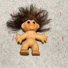 Gammelt LykkeTroll fra 1960- tallet av THOMAS DAM (14cm)
