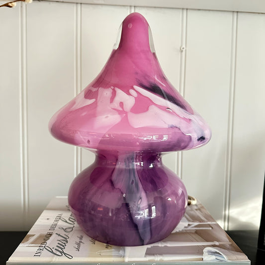 Stilig Sopplampe fra Randsfjord glassverk (1970-tall) - som ny !