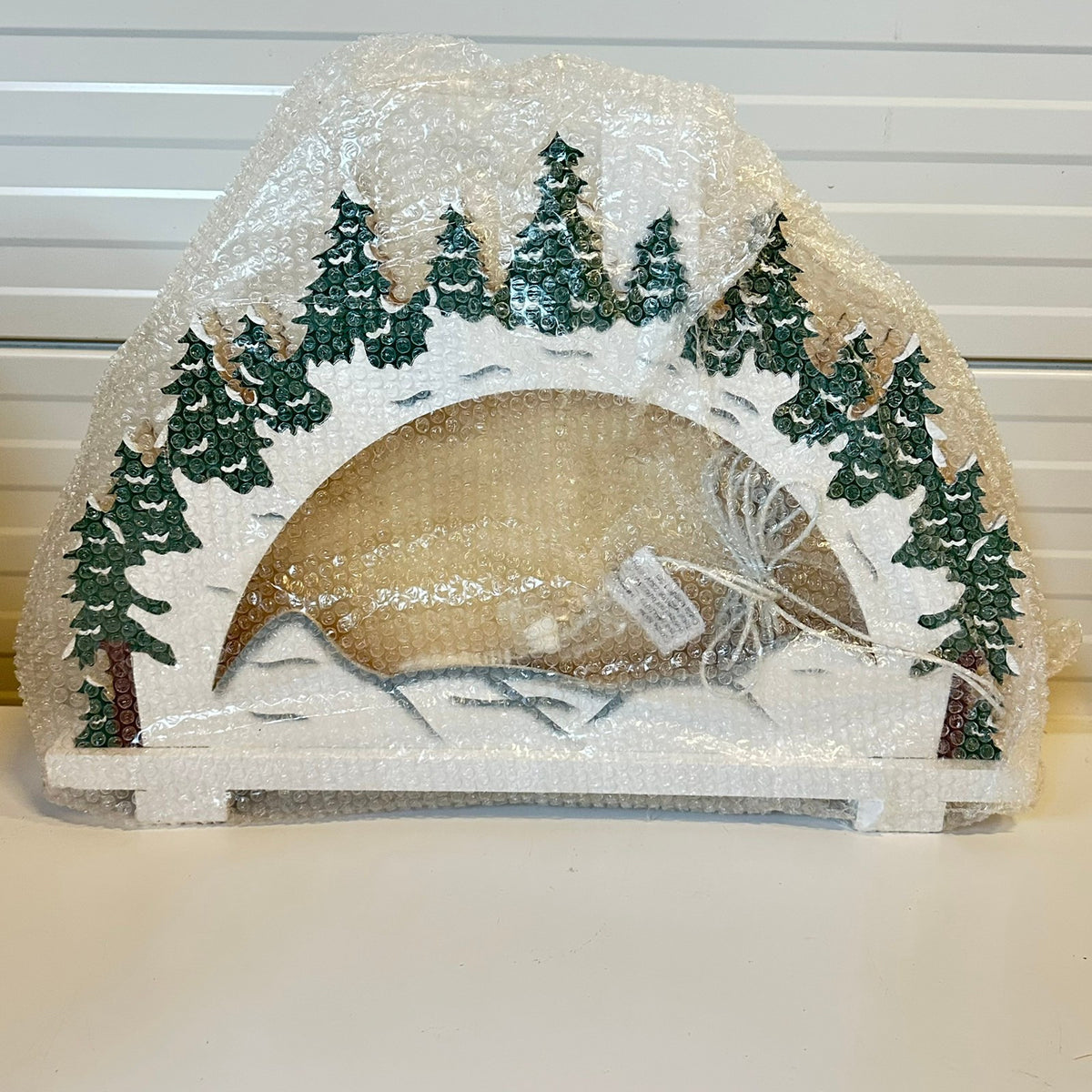 Broderi-pakke med lysestake til Jul - Ny !