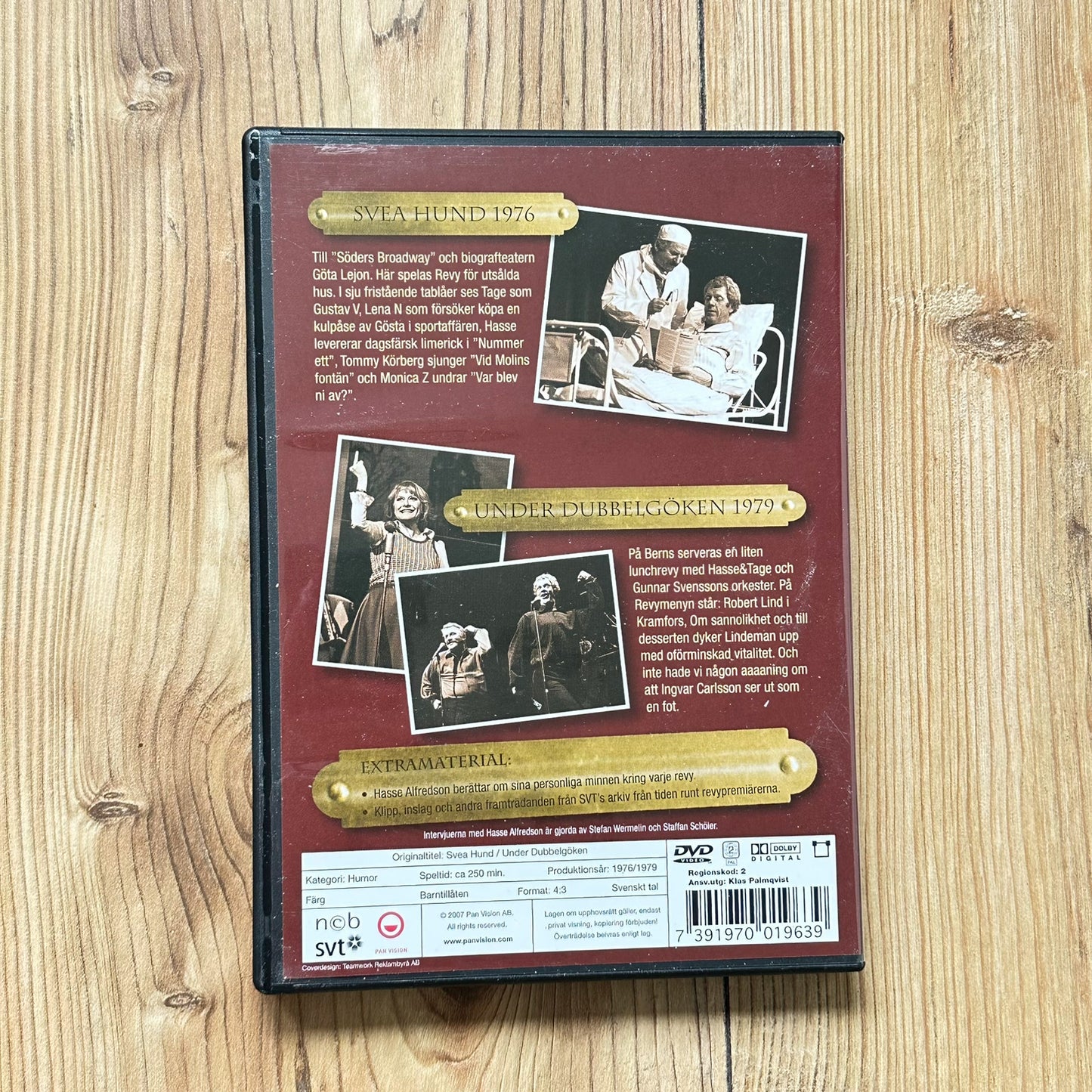 HASSE & TAGE - SAMLEDE REVYER (DVD) 5 av 6 plater er forseglet