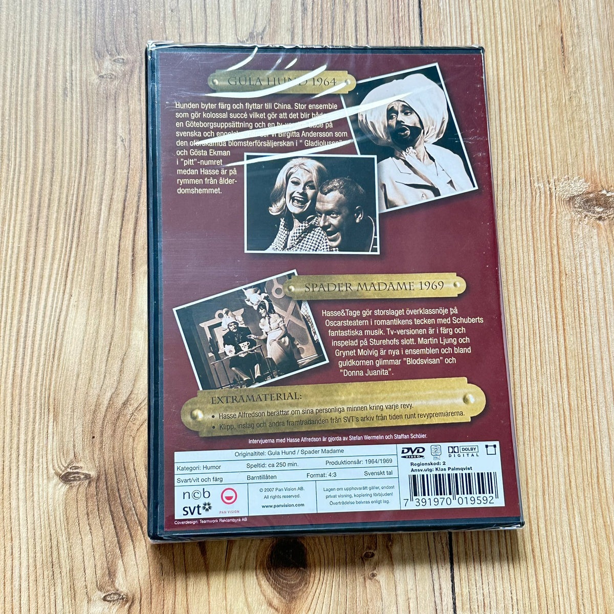 HASSE & TAGE - SAMLEDE REVYER (DVD) 5 av 6 plater er forseglet