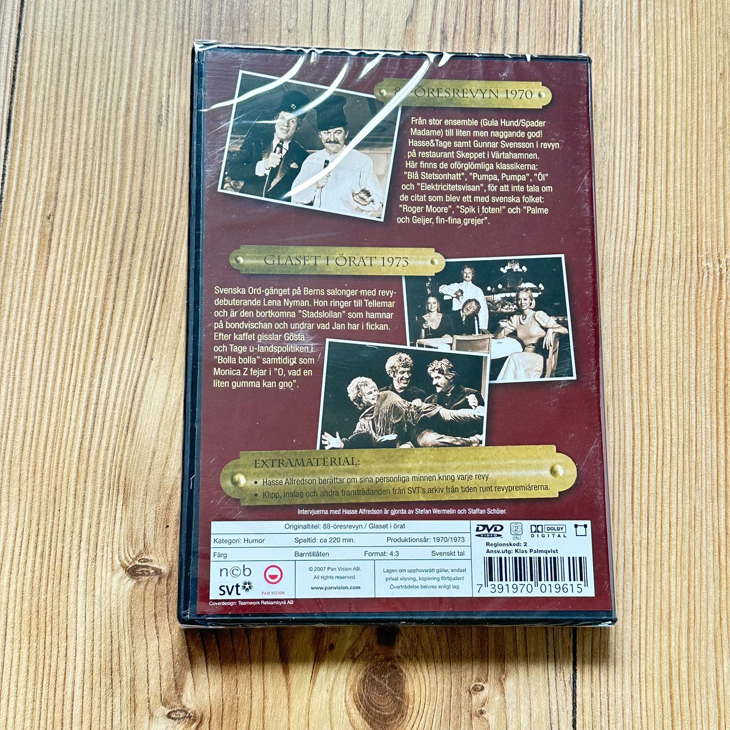 HASSE & TAGE - SAMLEDE REVYER (DVD) 5 av 6 plater er forseglet