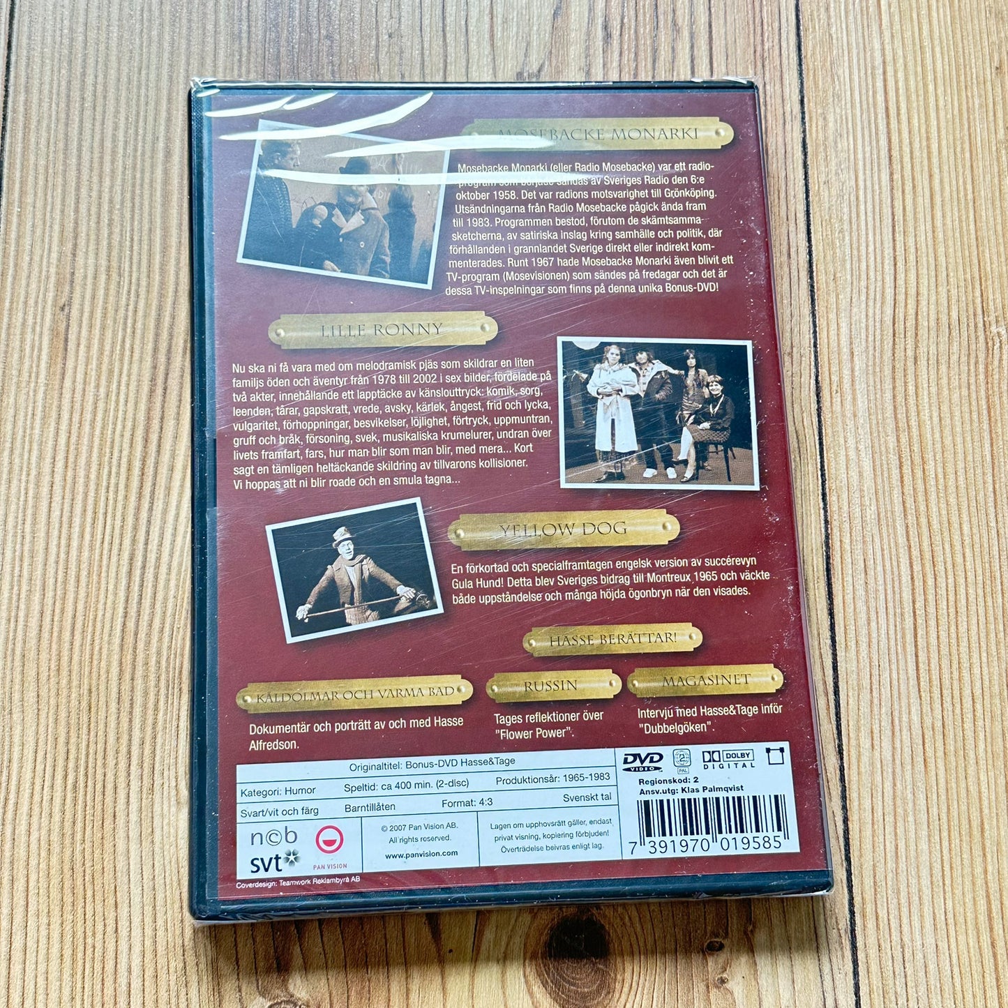 HASSE & TAGE - SAMLEDE REVYER (DVD) 5 av 6 plater er forseglet