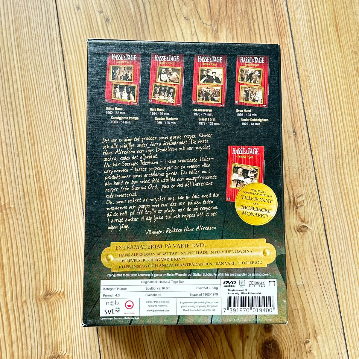 HASSE & TAGE - SAMLEDE REVYER (DVD) 5 av 6 plater er forseglet