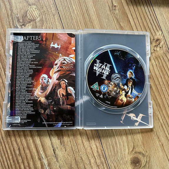 STAR WARS TRILOGY (DVD Norsk tekst)) Boks med filmene IV, V & VI + BONUS DVD